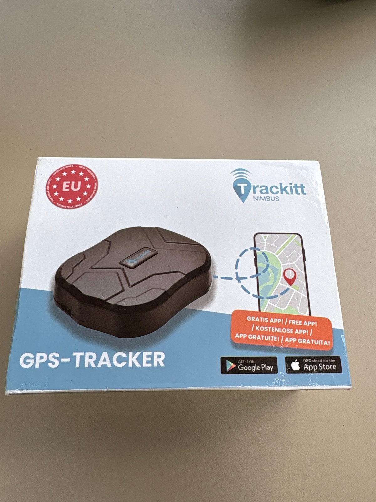 Trackitt Nimbus GPS-Tracker - Nieuw in doos, Ophalen of Verzenden, Nieuw