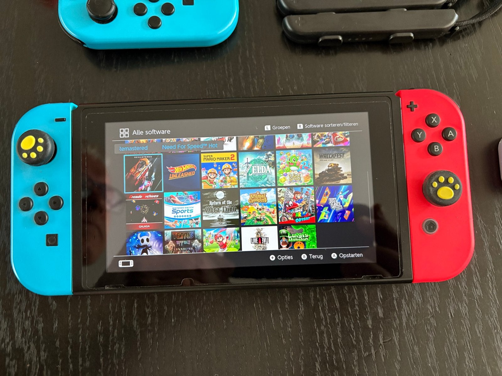 Nintendo Switch met games en extra's, Switch 2019 Upgrade, Met games, Ophalen of Verzenden, Zo goed als nieuw