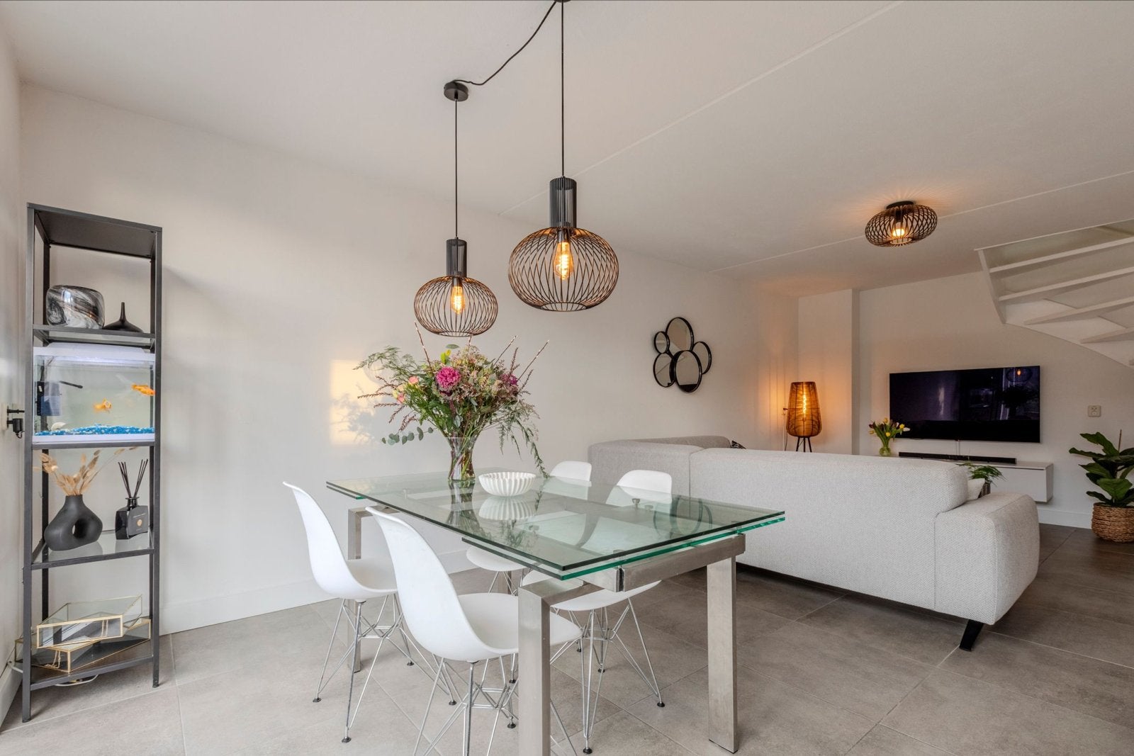 6x DSR Eames stoelen wit - Design eettafel stoelen, Ophalen, Gebruikt, Wit, Kunststof