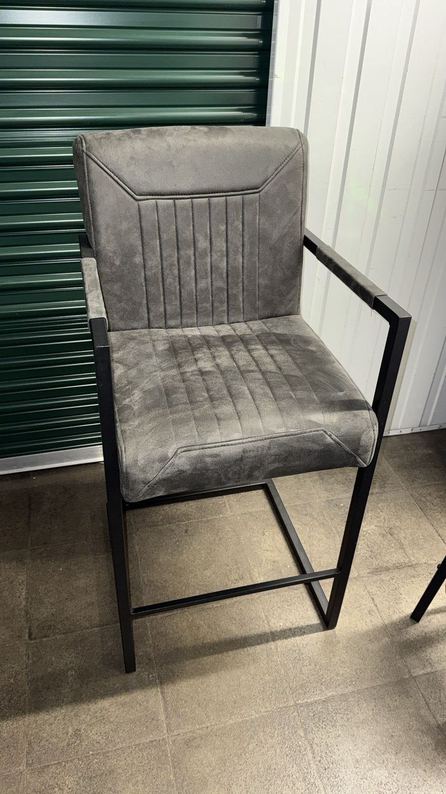 GRATIS: Mooie barstoelen (wegens verhuizing), Huis en Inrichting, Barkrukken, Ophalen, Gebruikt, 60 tot 90 cm, Metaal
