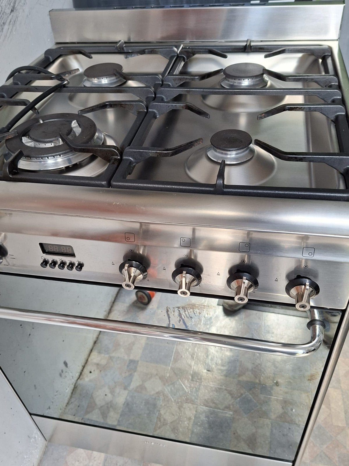 Smeg gasfornuis, Ophalen, Gebruikt, 4 kookzones, Gas