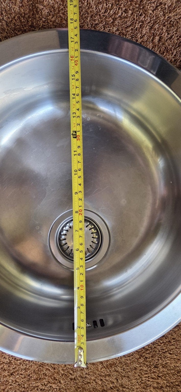 wasbak gootsteen spoelbak rvs met grohe mengkraan, Ophalen of Verzenden, 25 tot 50 cm, 50 tot 100 cm, Minder dan 100 cm
