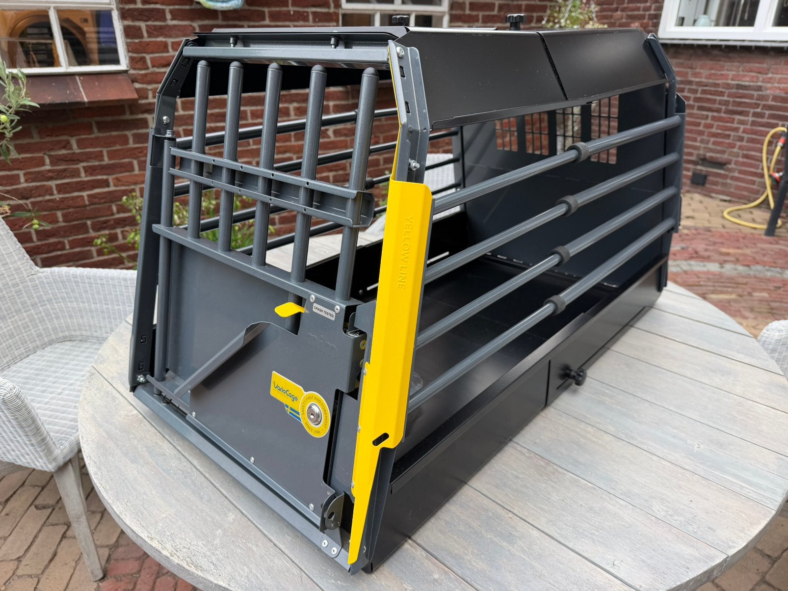 Foto 2 van Mimsafe Variocage Single crash Tested Hondenbench