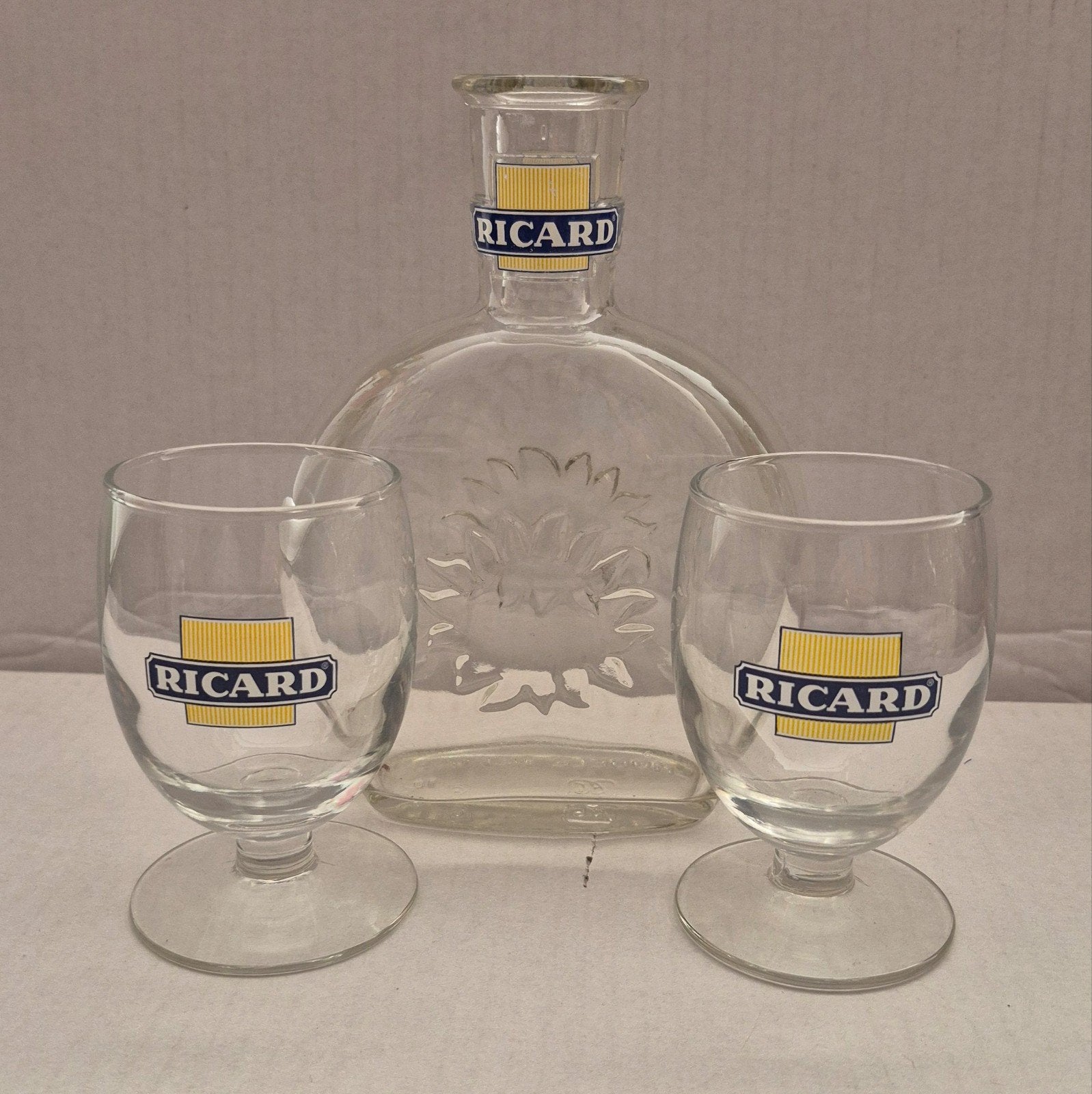 Ricard setje ( D ), Verzamelen, Ophalen of Verzenden, Zo goed als nieuw, Borrel- of Shotglas