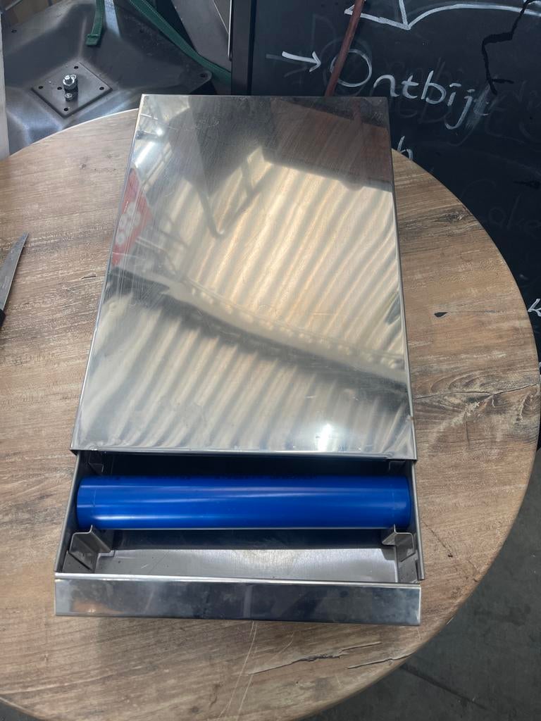 RVS Afklopbak voor Koffiedik - Horeca, Ophalen, Gebruikt