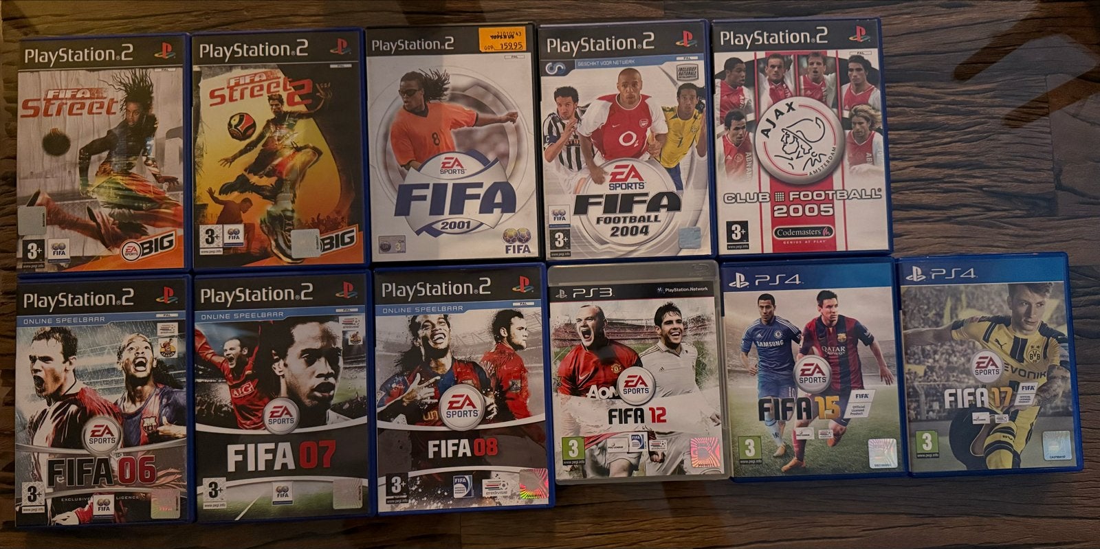 FIFA PlayStation spellen, Gebruikt, Ophalen of Verzenden, Sport, 3 spelers of meer