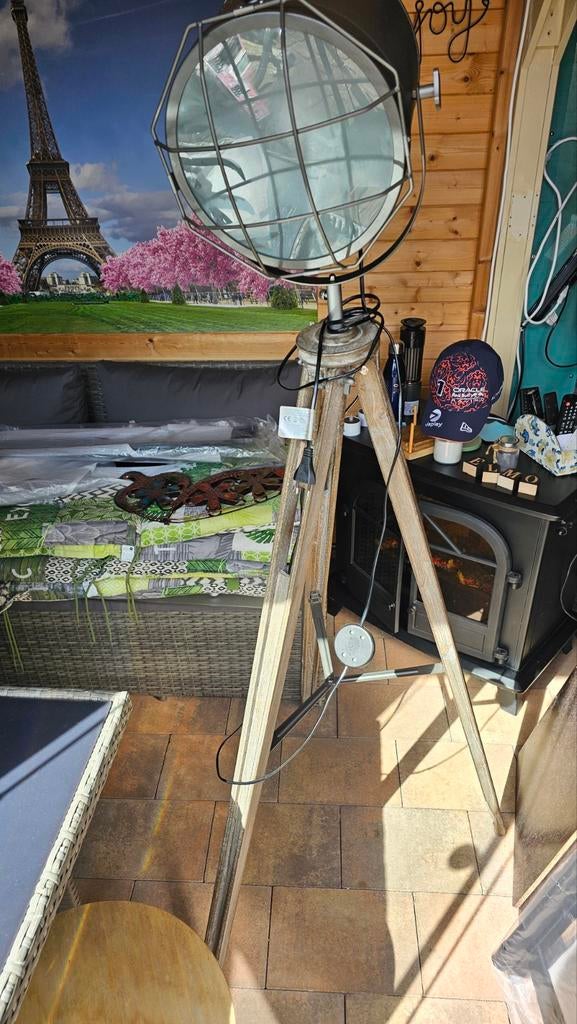Vloerlamp View Antraciet op statief, Ophalen, Gebruikt, Industrieel, Modern, 150 tot 200 cm
