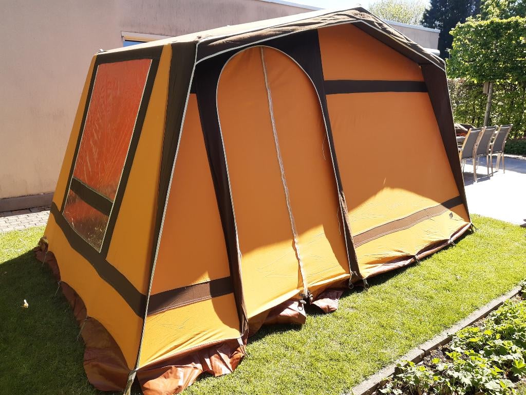 Retro tent van Terka, Caravans en Kamperen, Tenten, Ophalen, Gebruikt, Tot en met 4