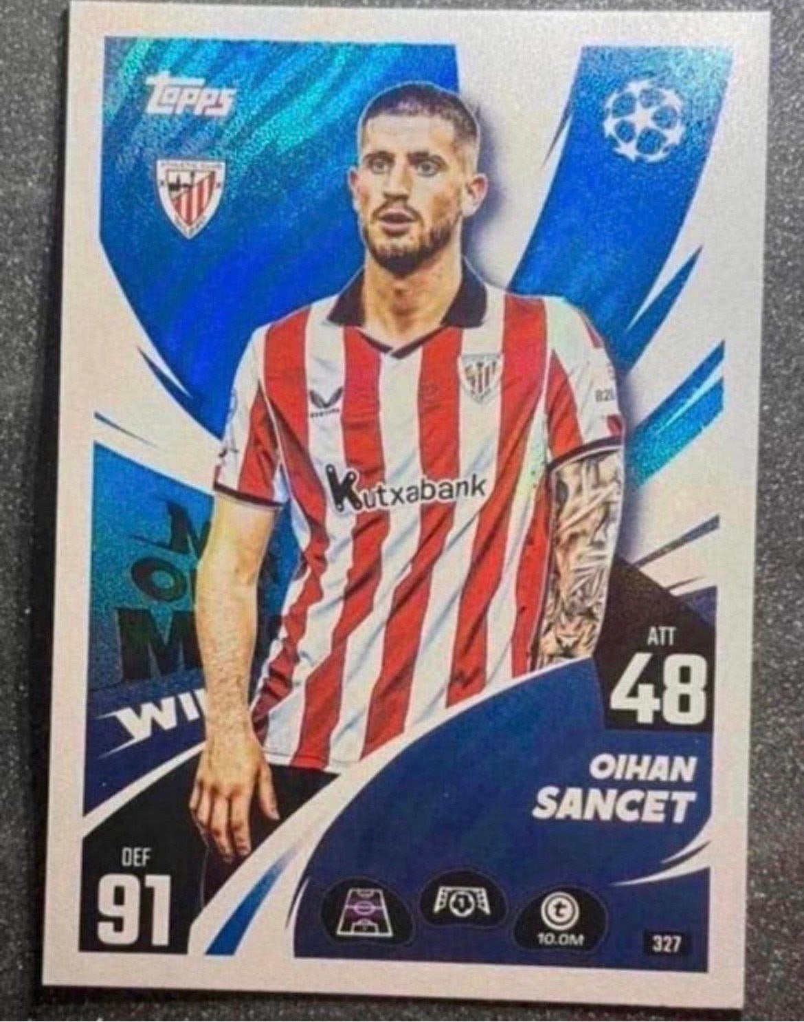 Topps MA 25/26    MotM WILDCARD    SANCET    ATHLETIC CLUB, Verzenden, Zo goed als nieuw, Plaatje
