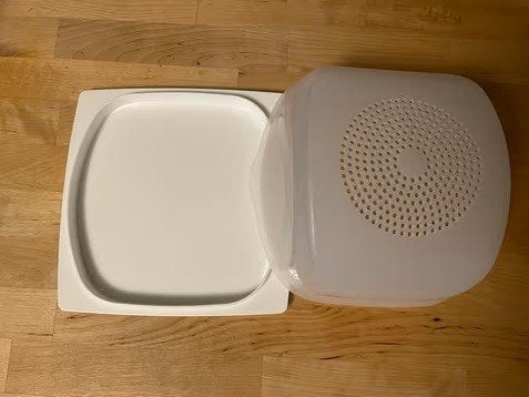 Tupperware Cheesmart Demo model zgan, Ophalen of Verzenden, Zo goed als nieuw, Bus of Trommel