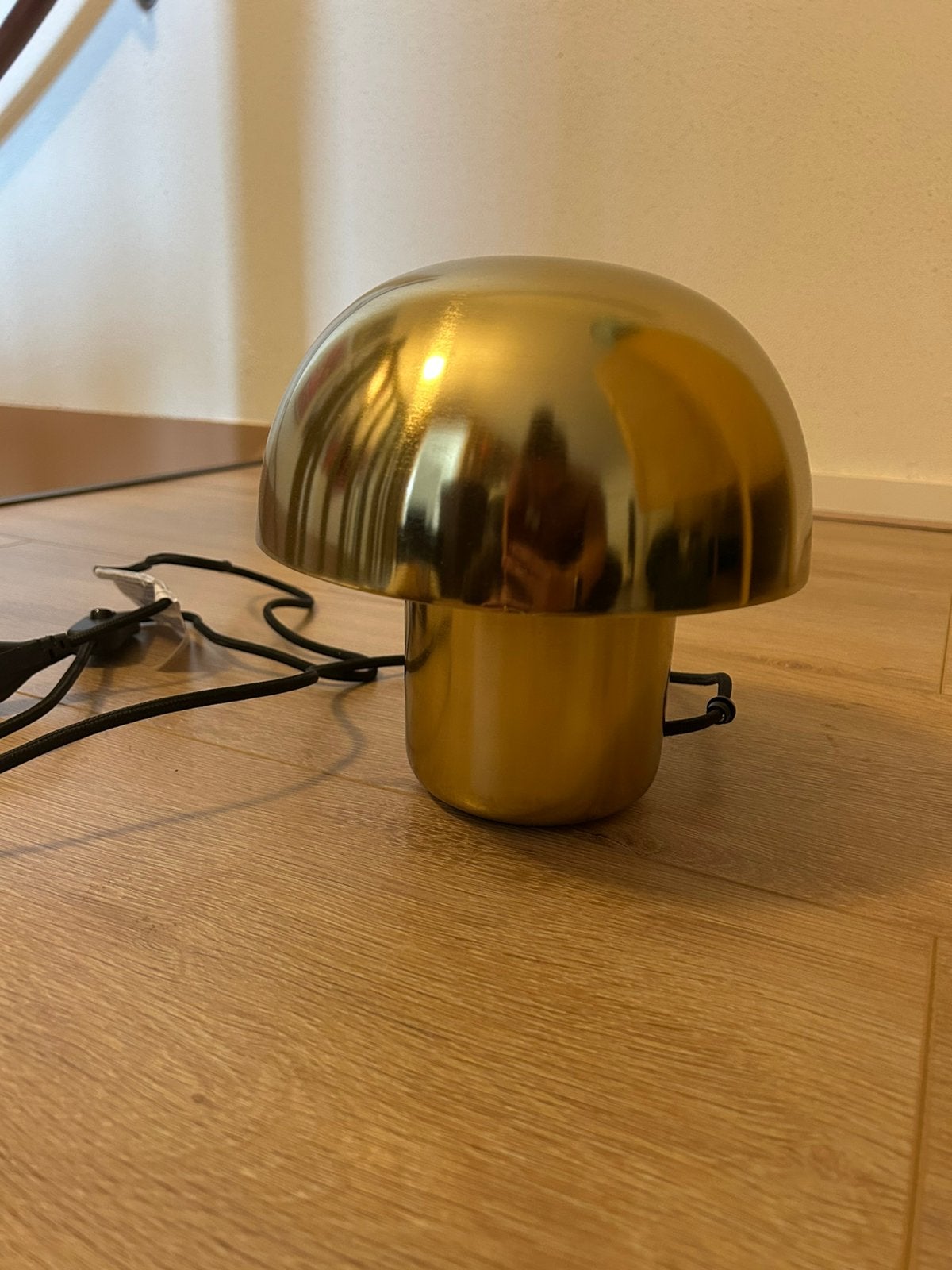 Leitmotiv fat mushroom tafellampje goud messing, Ophalen of Verzenden, Zo goed als nieuw, Minder dan 50 cm