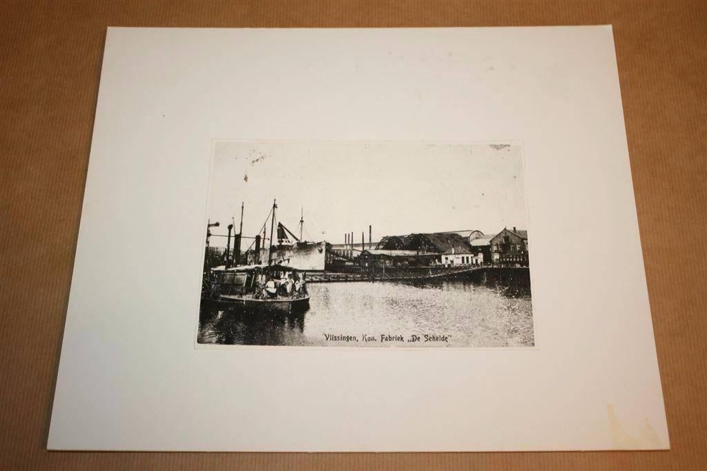 Foto Archief Vlissingen - K.M.S. met Tonnenbrug en Marine Wa, Ophalen of Verzenden, Nieuw