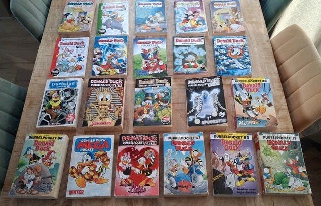 21 Donald Duck Pockets en Dubbelpockets - Diverse edities, Meerdere stripboeken, Ophalen of Verzenden, Gelezen