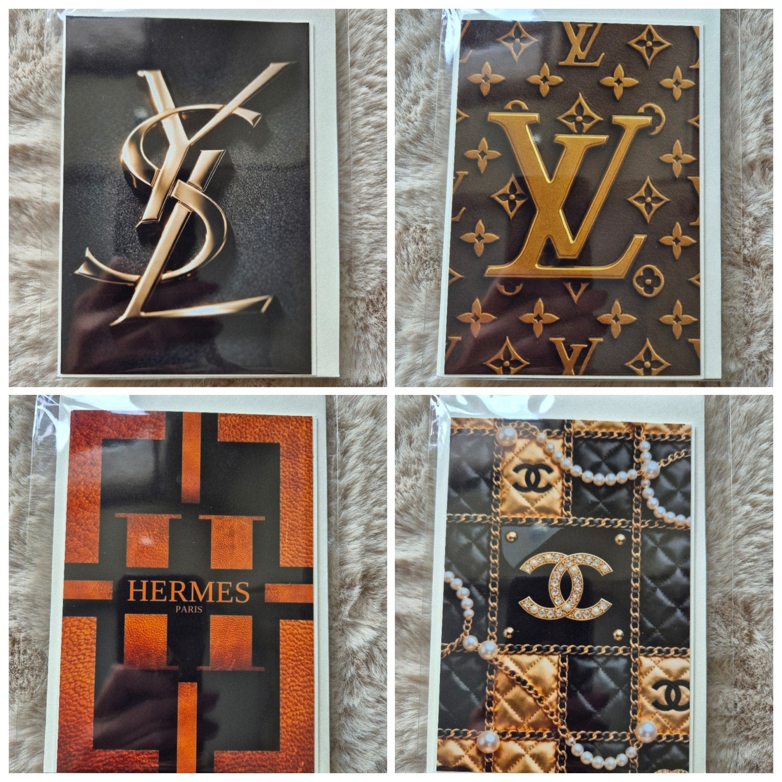 Set Exclusieve handgemaakte dubbele wenskaarten met envelop, Hobby en Vrije tijd, Kaarten | Zelfgemaakt, Verzenden, Nieuw, Overige thema's