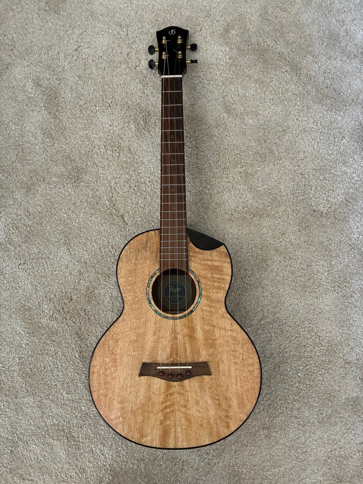 Flight Maia Baritone Ukelele - Prachtige Klank en Design, Ophalen, Zo goed als nieuw, Ukelele