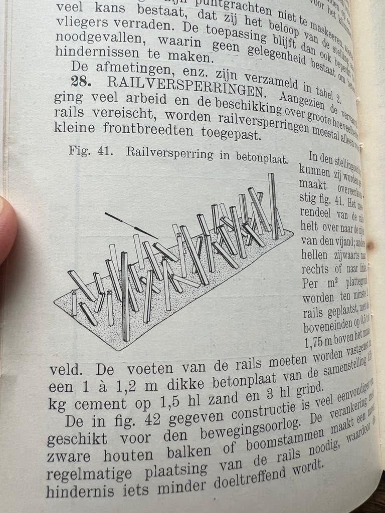 Nederlands voorschrift genie versperring asperge Mill etc, Verzamelen, Verzenden, Nederland, Embleem of Badge
