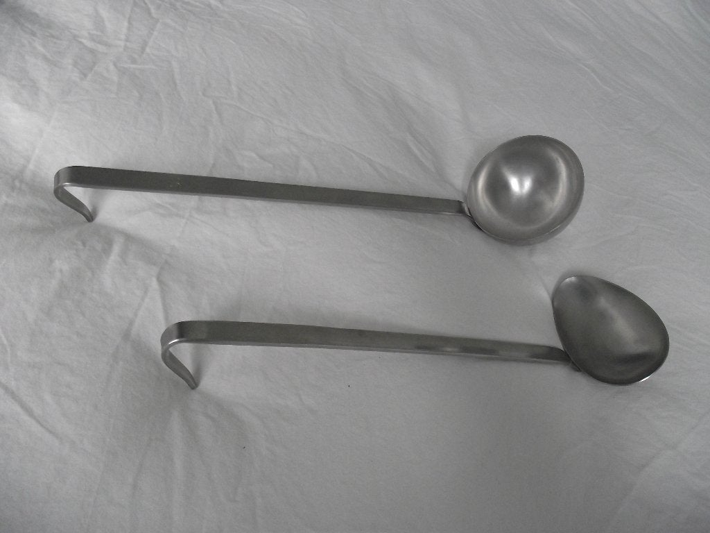 2 RVS 18/10 Professioneel lepelrek lepels 35-41cm Effepi p s, Ophalen of Verzenden