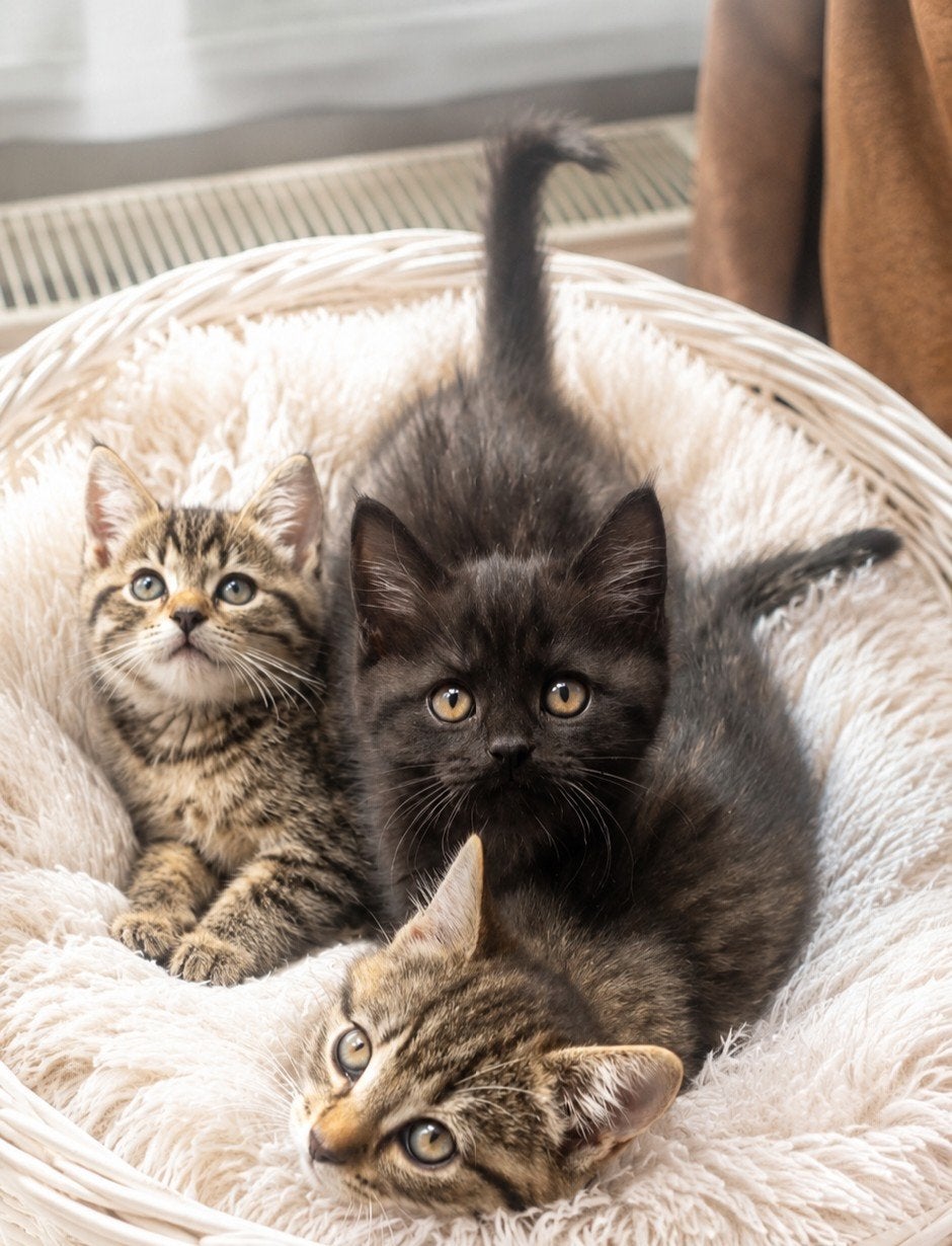 5 lieve kittens zoeken een nieuw thuis! ️, Dieren en Toebehoren, Meerdere dieren, Ontwormd, 0 tot 2 jaar