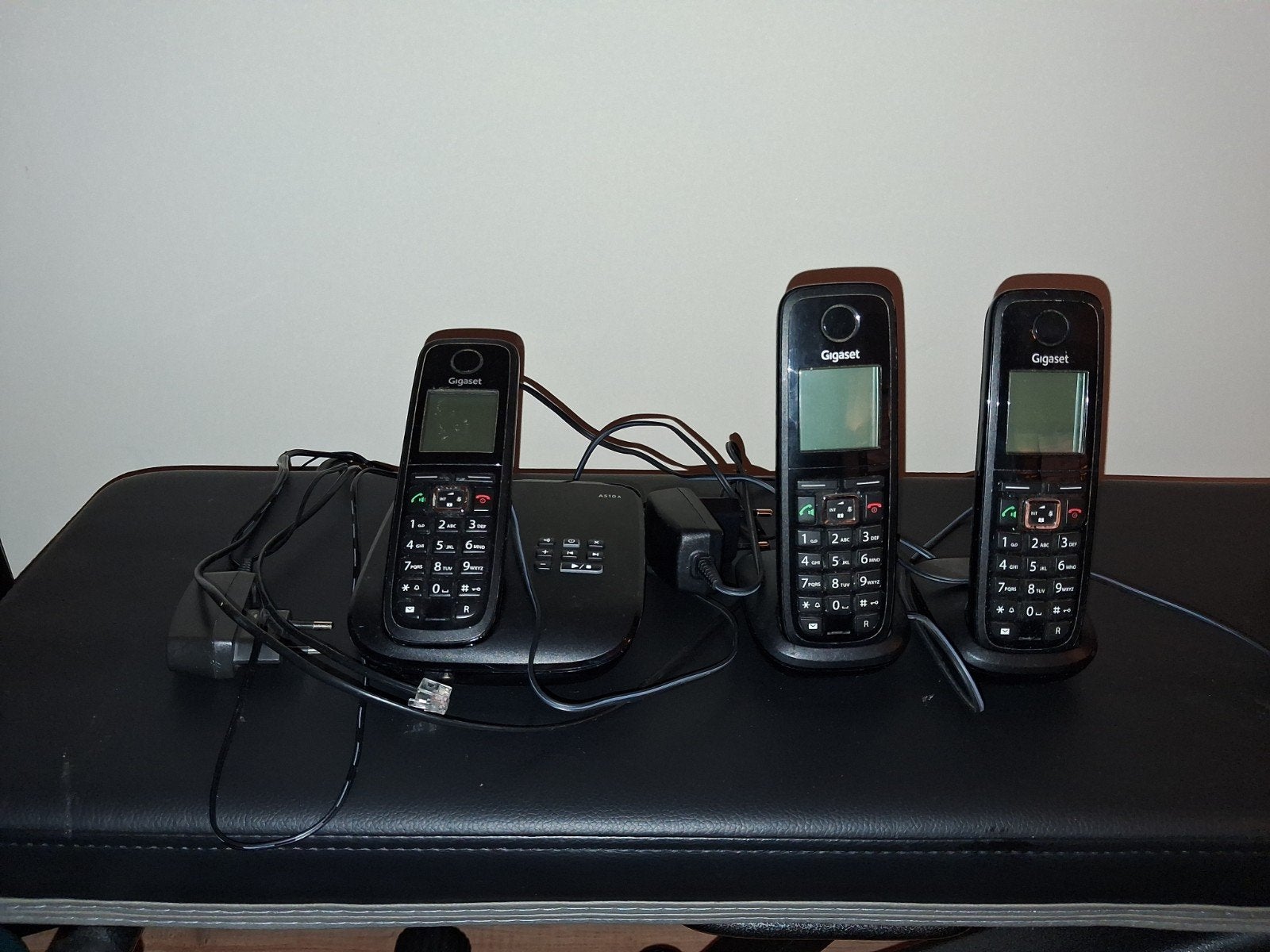 Gigaset A510A met 3 draadloze handsets en antwoordapparaat, Ophalen of Verzenden, Gebruikt, 3 handsets