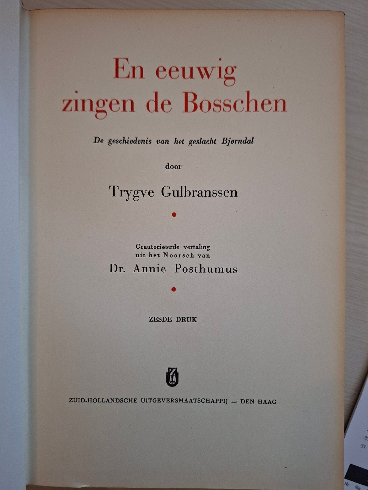 Trygve Gulbranssen, Ophalen of Verzenden, Gelezen, Trygve Gulbranssen, Europa overig