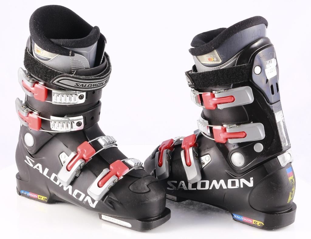 38 38,5 39 40 EU kinder skischoenen SALOMON JR 70, Sport en Fitness, Skiën en Langlaufen, 160 tot 180 cm, Gebruikt, Schoenen, Carve
