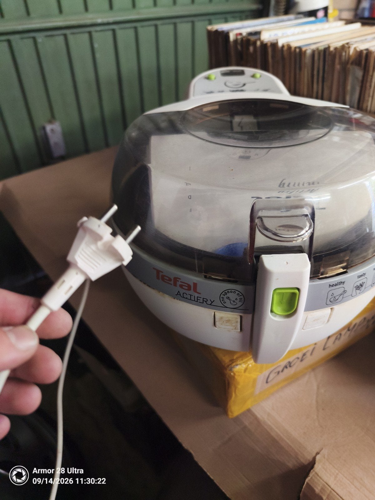 Tefal ActiFry heteluchtfriteuse met handleiding, Ophalen of Verzenden, Gebruikt