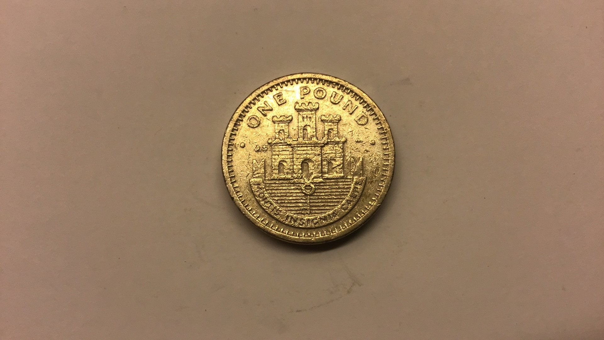 Gibraltar 1 pound 2002., Ophalen of Verzenden, Overige landen