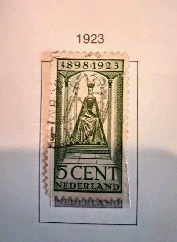 Nederland 1898-1923 Koningin Wilhelmina 5 Cent Postzegel, Postzegels en Munten, Ophalen of Verzenden