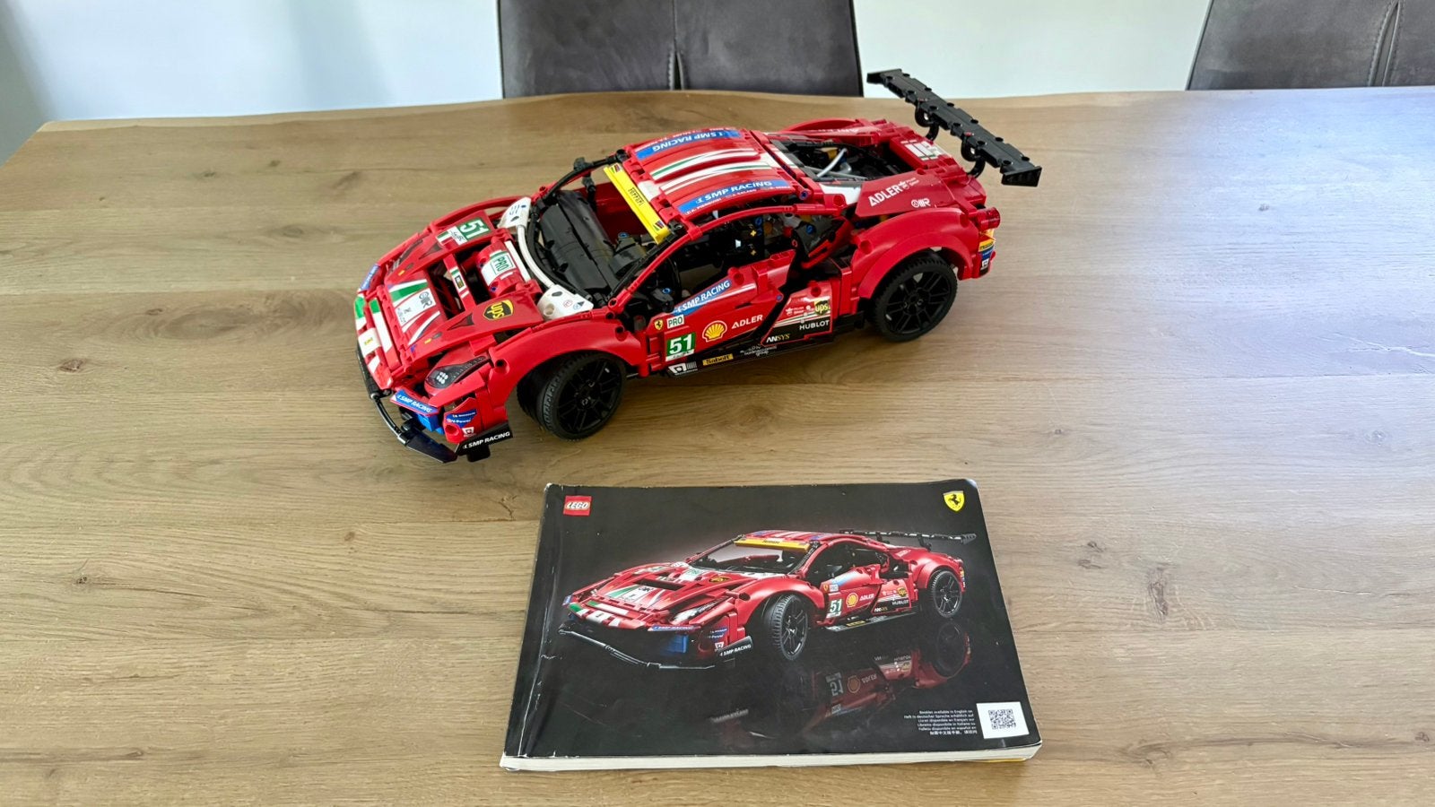 Lego Technic Ferrari 488 GTE - 42125, Ophalen of Verzenden, Zo goed als nieuw