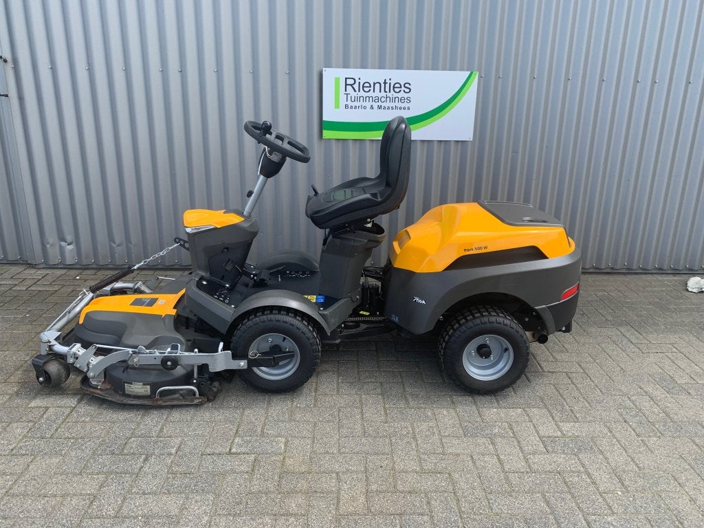 Rienties maaier | Stiga Park 500 W - 100 cm frontmaaier, Niet ingevuld, Niet ingevuld, Ophalen of Verzenden, Zo goed als nieuw