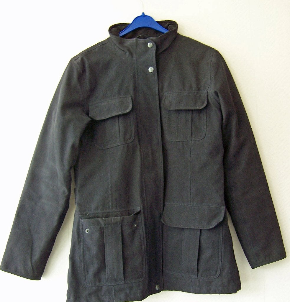 Jack Murphy Outdoor Dames Jas - 100% Katoen -   40euro, Maat 38/40 (M), Verzenden, Zwart, Gedragen