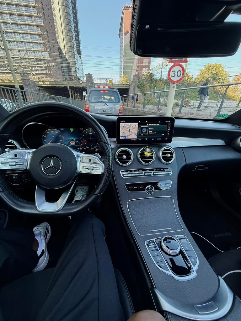 Mercedes-Benz C-Klasse C200 184pk 4MATIC 9G-TRONIC 2018, Auto's, Mercedes-Benz, 1497 cc, 1800 kg, Zwart, 4 cilinders