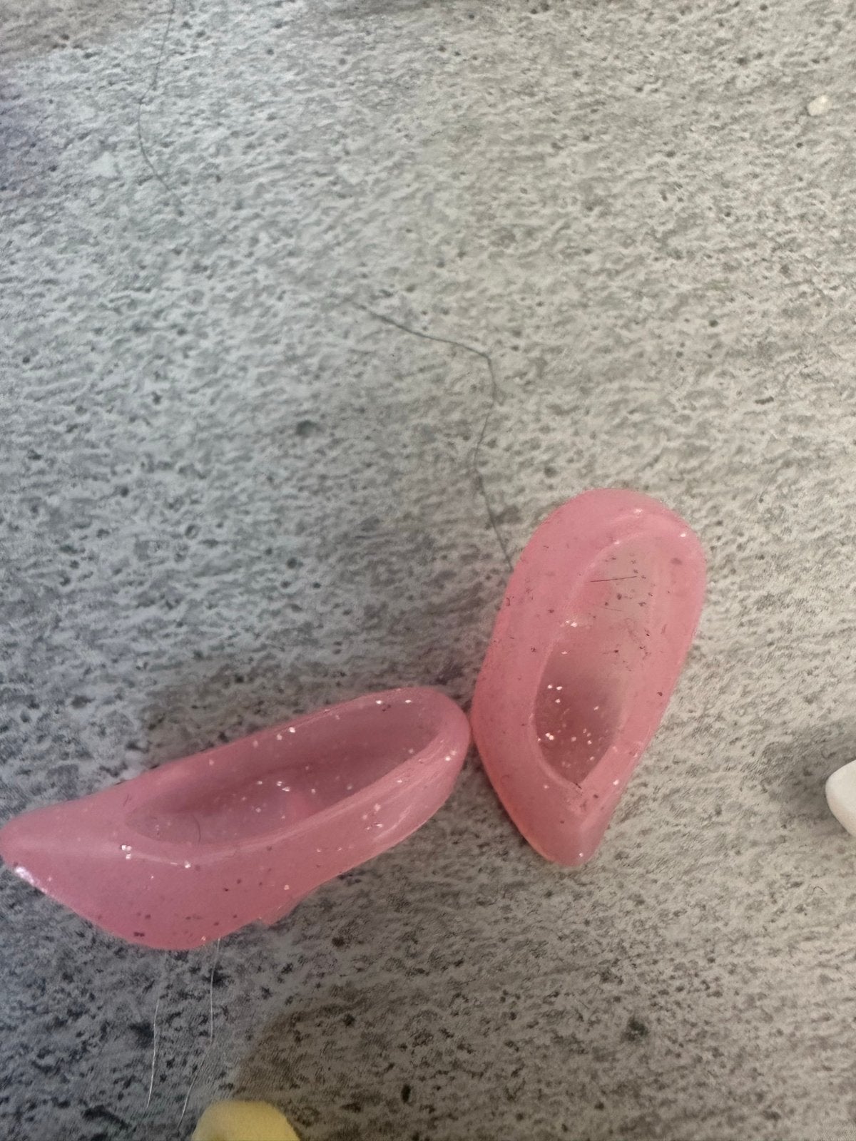 Hakken glitter Barbie schoentjes roze, Verzamelen, Ophalen of Verzenden, Gebruikt