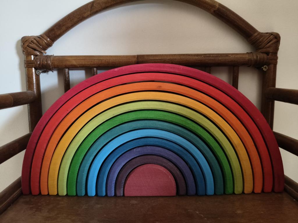 Grimm's Regenboog- Vrije School / Montessori speelgoed, Kinderen en Baby's, Speelgoed | Houten speelgoed, Verzenden