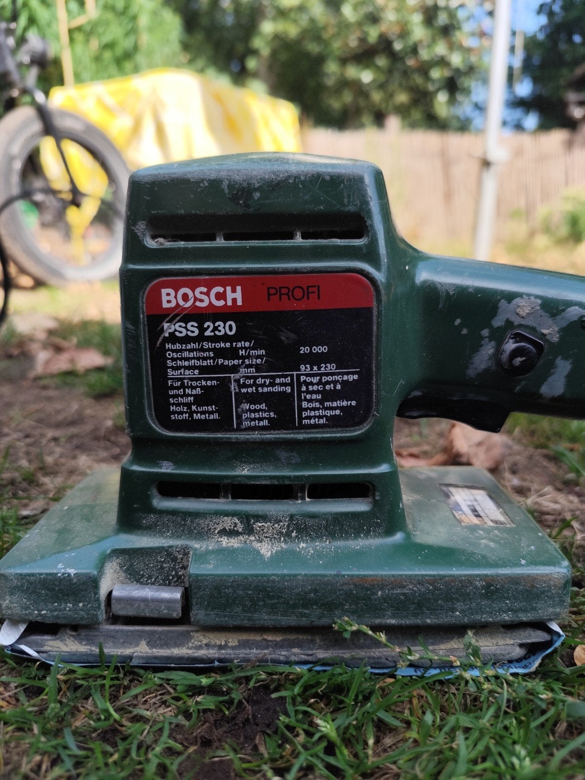 Bosch PSS 230 Vlakschuurmachine - Gebruikt, Ophalen of Verzenden