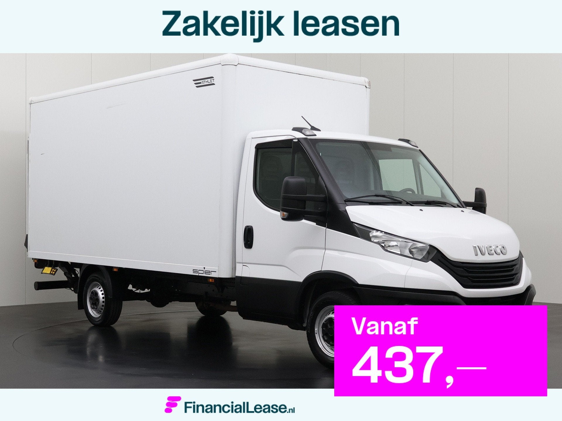 Iveco Daily 35S14 Bakwagen+Laadklep | 1000Kg Laadvermogen |, Gebruikt, Euro 6, 143 pk, Iveco
