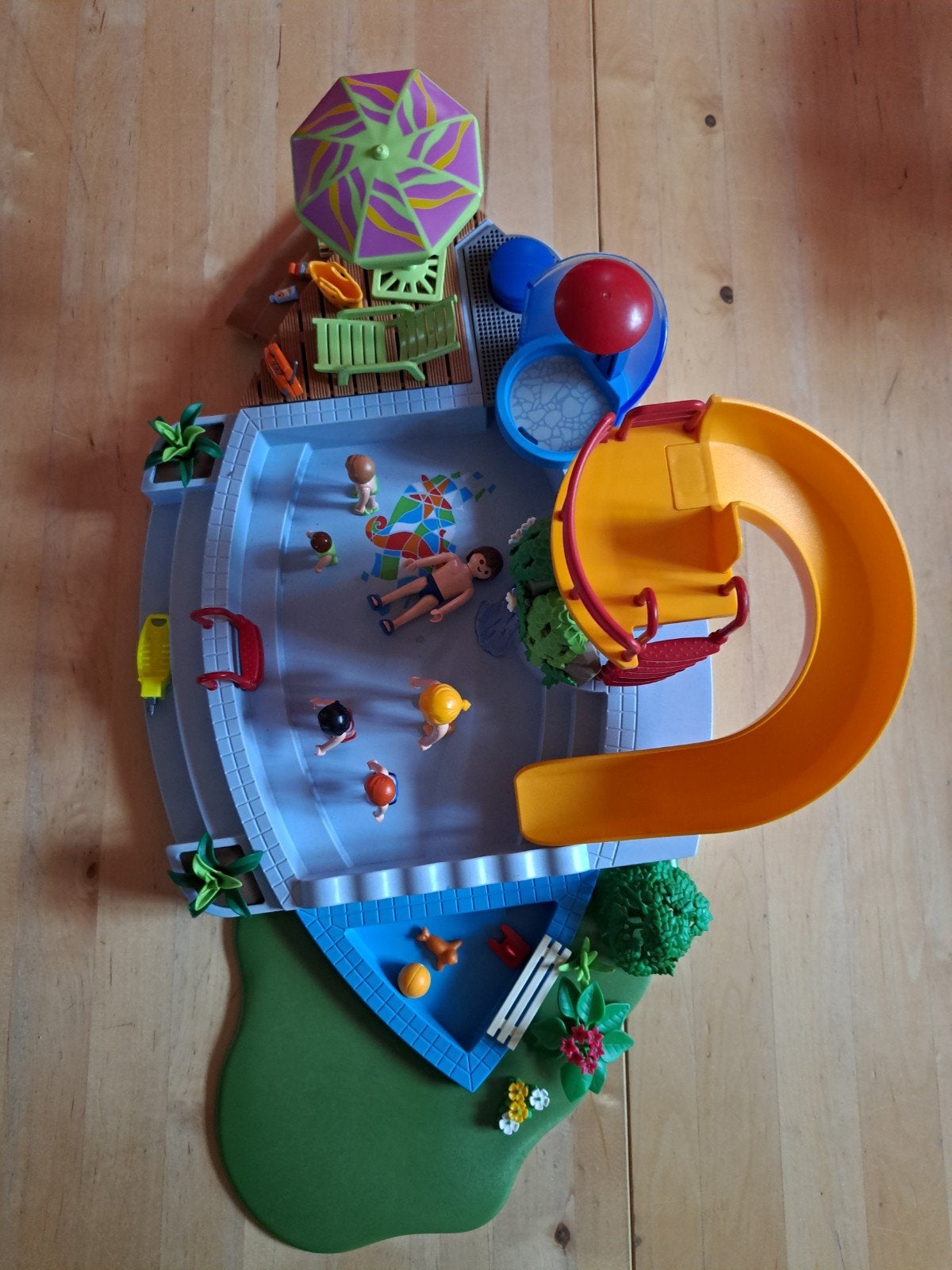 playmobil zwembad, Ophalen of Verzenden, Zo goed als nieuw