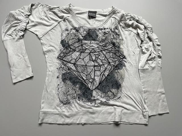 design shirt lange mouw by Nü Denmark by staff-woman maat L, Kleding | Dames, Zwart, Maat 42/44 (L), Ophalen of Verzenden, Zo goed als nieuw