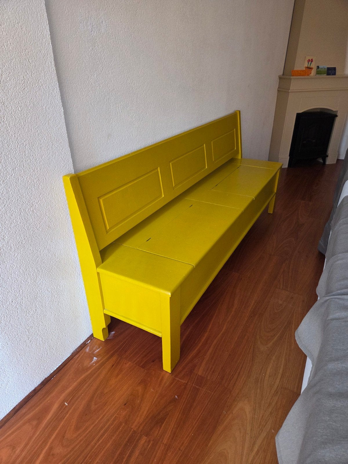 Eettafelbank / Eetkamerbank 210 cm lang, Ophalen, Gebruikt