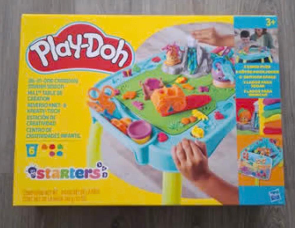 Play-Doh Starters 6-in-1 Creatietafel Klei Speelset, Ophalen of Verzenden, Nieuw, Knutselen
