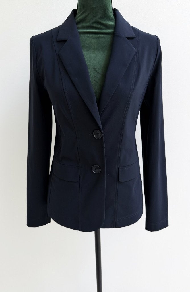 NIEUW! Studio Anneloes Clean travel blazer jasje blauw XS, Studio Anneloes, Nieuw, Jasje, Maat 34 (XS) of kleiner