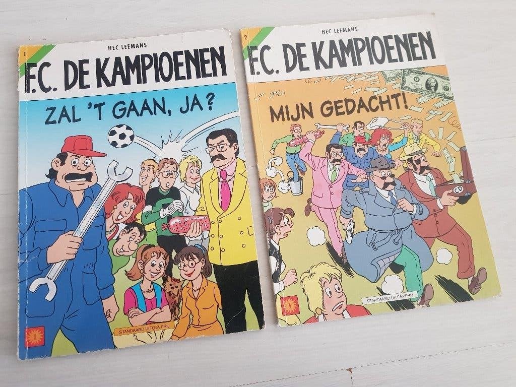 2 x F.C. de kampioenen, Meerdere stripboeken, Ophalen of Verzenden, Gelezen, Hec Leemans
