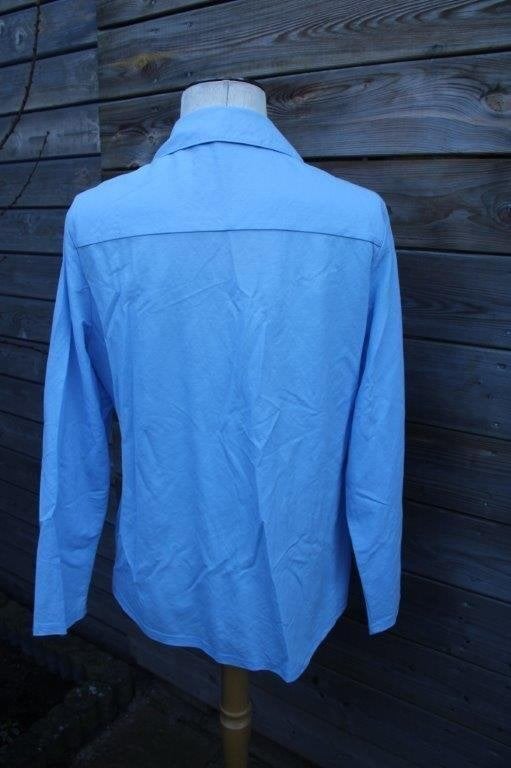 Blouse licht blauw Andcowoman mt XL Vaste prijs, Blauw, Maat 46/48 (XL) of groter, Ophalen of Verzenden, Zo goed als nieuw