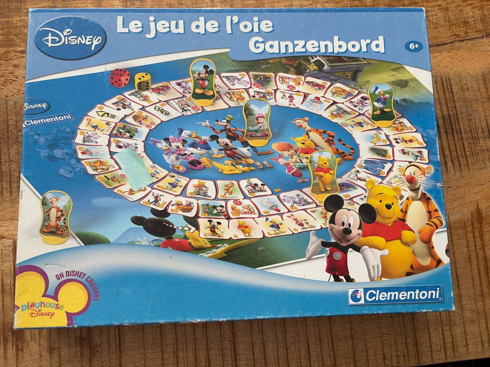 Disney Ganzenbord Clementoni, Drie of vier spelers, Ophalen, Gebruikt