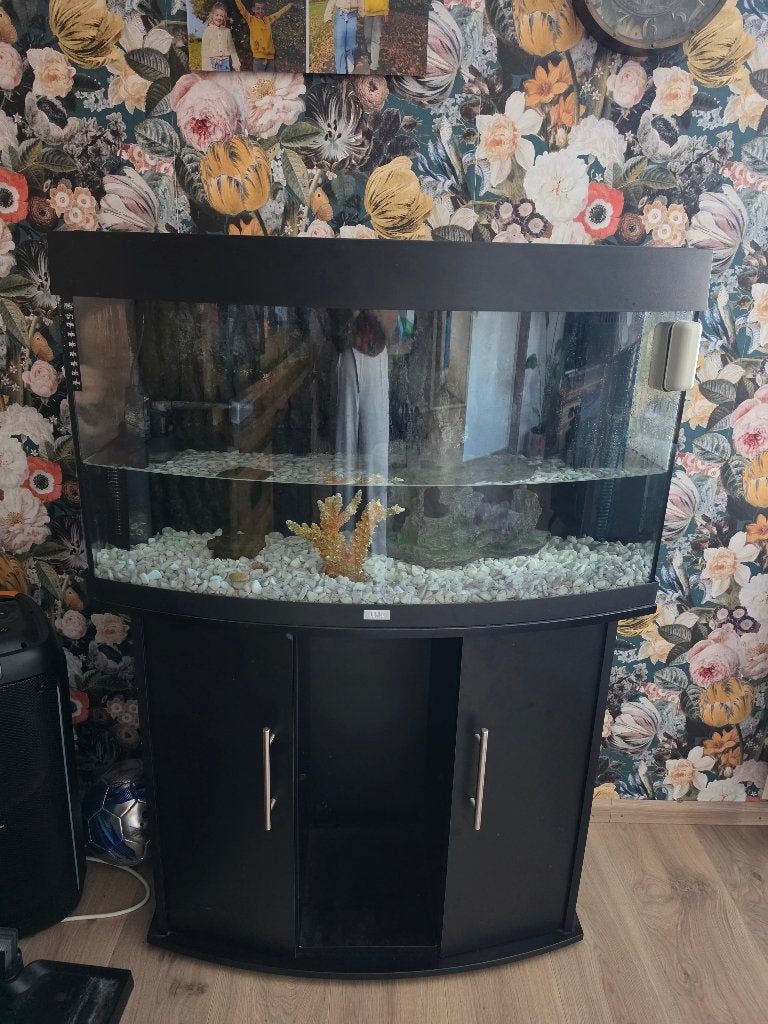 Aquarium, Dieren en Toebehoren, Vissen | Aquaria en Toebehoren, Ophalen, Verwarming, Zo goed als nieuw, Aquariummeubel