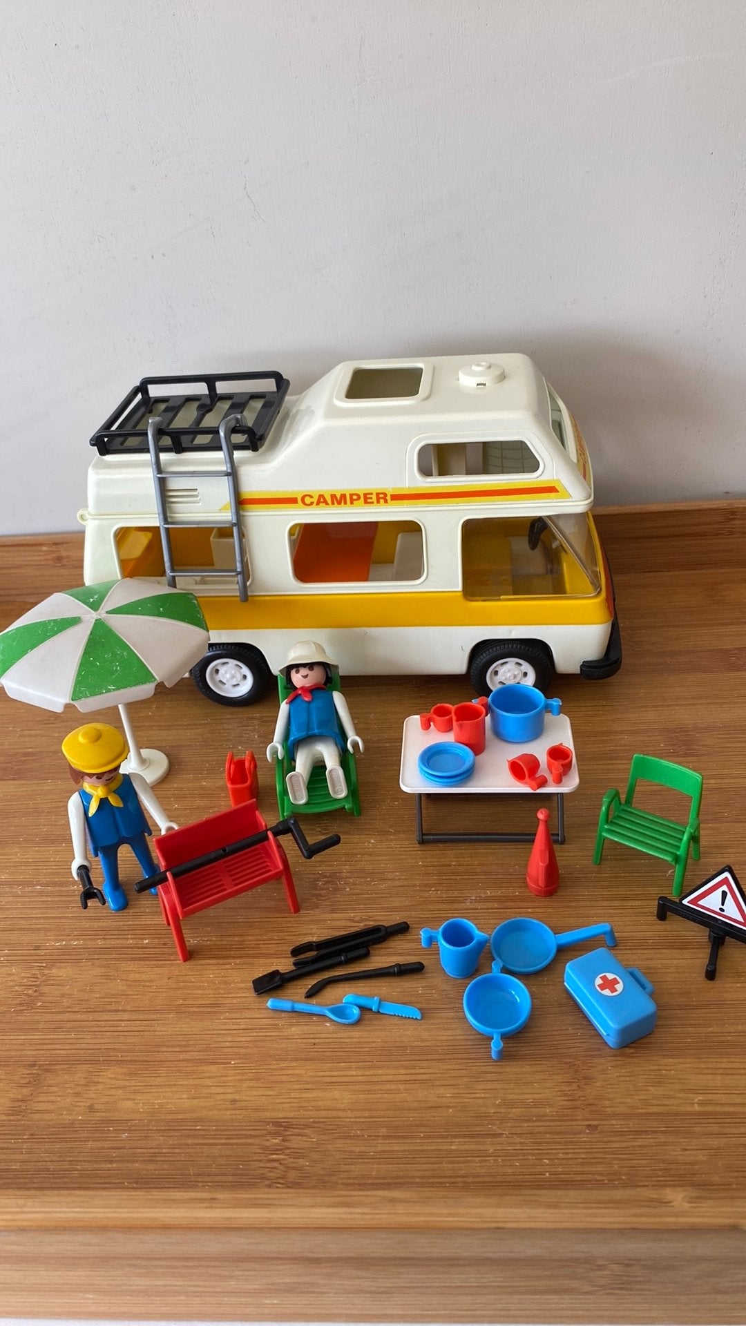 Playmobil klassieke / vintage familie Camper 3258, Ophalen of Verzenden, Gebruikt