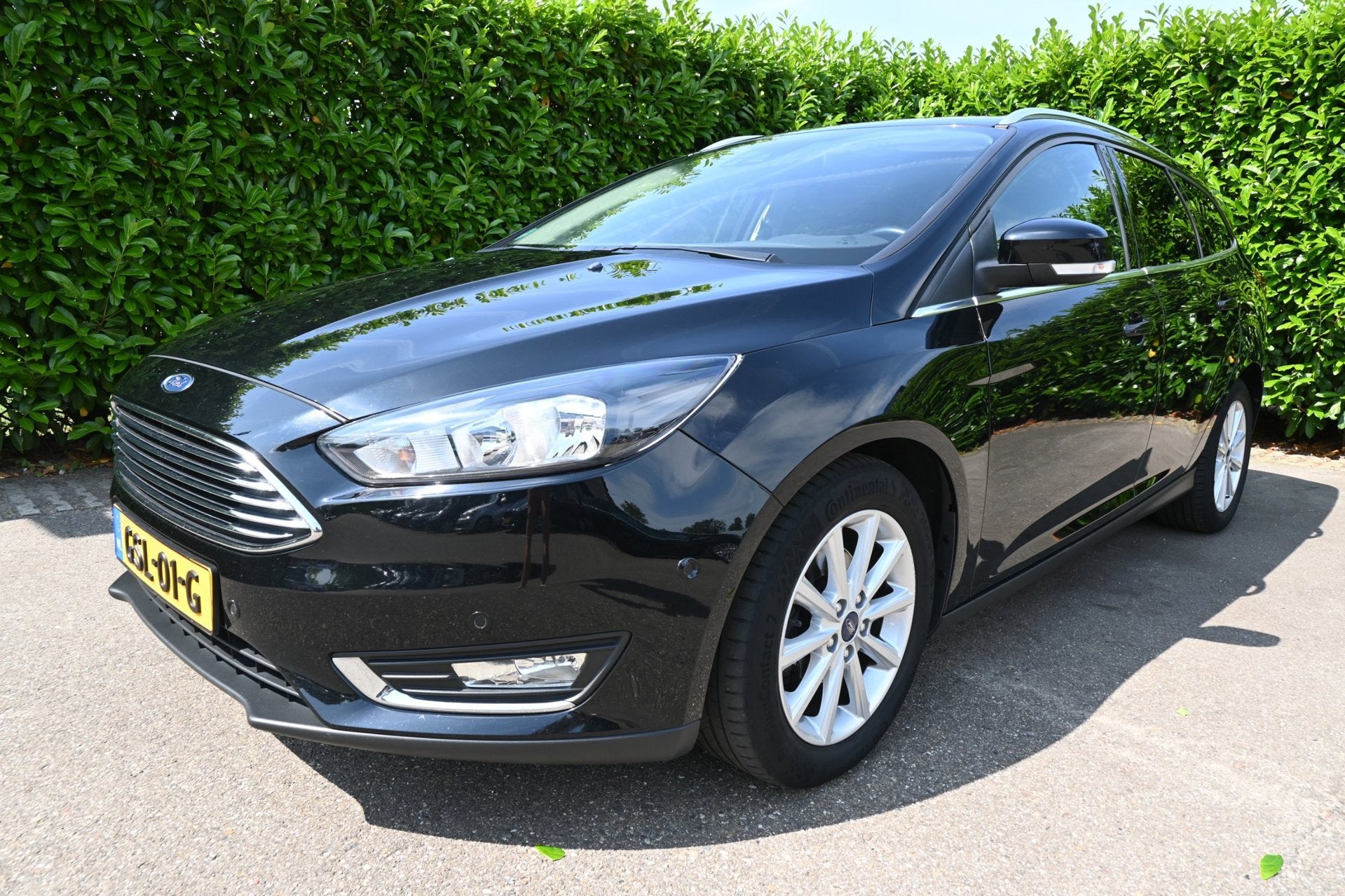 Ford Focus Wagon 1.0 Titanium., 125 pk, Gebruikt, Euro 6, Zwart