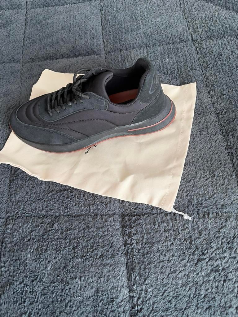 Loro Piana Heren Sneakers - Zwart - Maat 44/45, Sport en Fitness, Loopsport en Atletiek, Nieuw, Overige typen, Overige merken