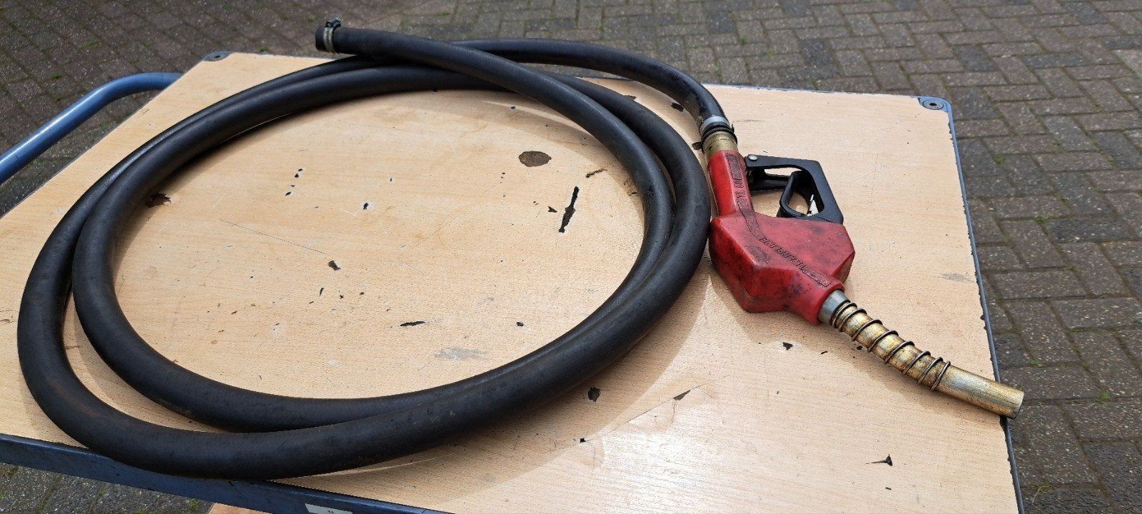 Gasolie slang, Ophalen, Minder dan 2 meter