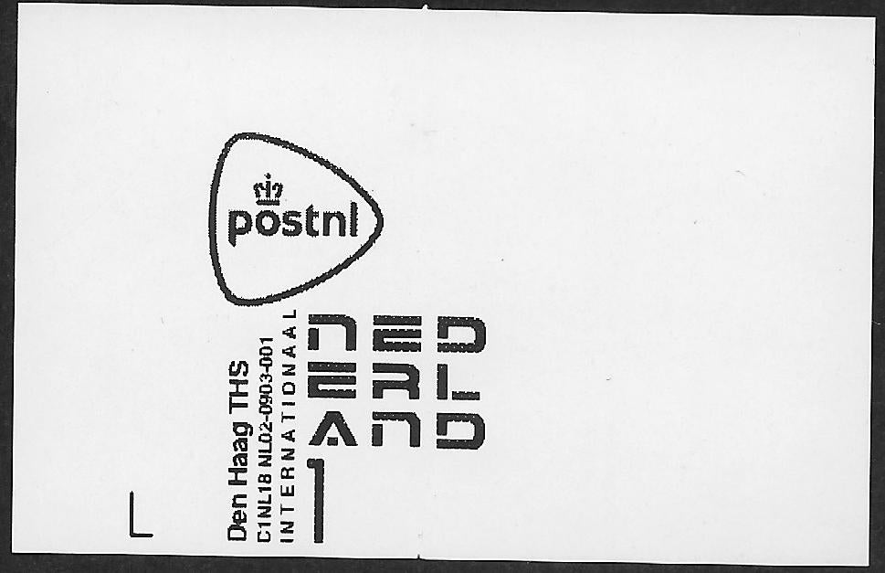 Post & Go automaatzegel Den Haag THS, afgedrukt op bon. LEES, Ophalen of Verzenden, Na 1940, Postfris